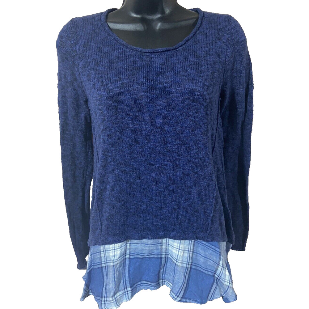 Cloudchaser Womens Sweater Size Small Blue New Long Sleeve Pullover Top